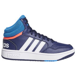Boys' Grade School - adidas Hoops Mid 3.0 - Black