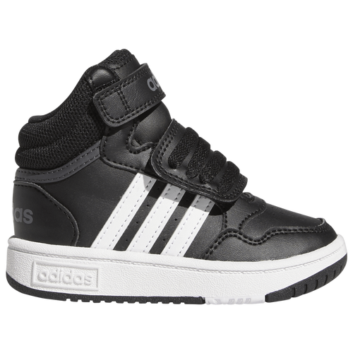 

Boys adidas adidas Hoops Mid - Boys' Toddler Shoe White/Black Size 10.0