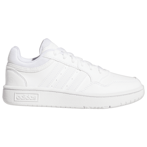 

adidas Boys adidas Hoops 3.0 K - Boys' Grade School Shoes White/White/White Size 06.5