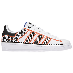 Women's - adidas Originals Superstar - White/Black/Orange