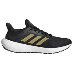 Women's - adidas Pureboost 22 - Black/Gold/Carbon