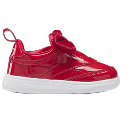 Boys' Toddler - Reebok Club C Slip On - Silver/Red