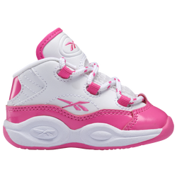 Girls' Toddler - Reebok Question Mid - Pink/White