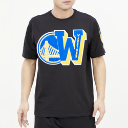 Men's - Pro Standard Warriors Mash Up T-Shirt - Black/Black