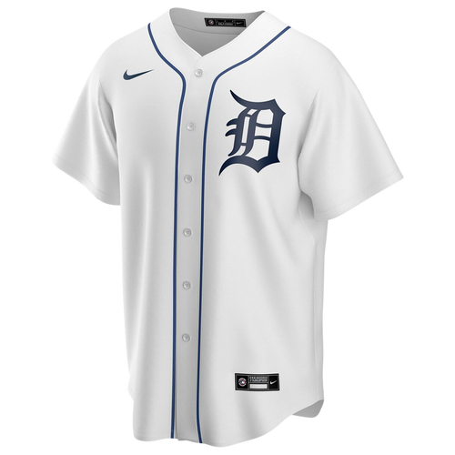 

Nike Mens Detroit Tigers Nike Tigers Replica Team Jersey - Mens White/White Size S