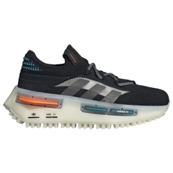 Boys' Grade School - adidas Originals NMD S1 - Black/Grey/White