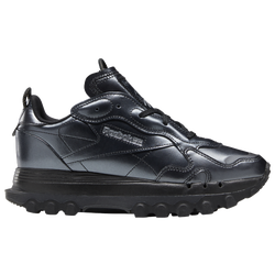 Women's - Reebok Classic Leather Cardi - Black/Gray