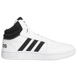 Men's - adidas Hoops 3.0 Mid - Black/Black/White