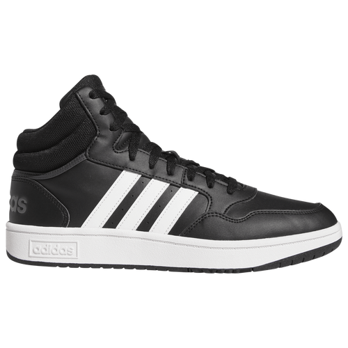 

adidas Mens adidas Hoops 3.0 Mid - Mens Basketball Shoes Core Black/Grey/White Size 12.0