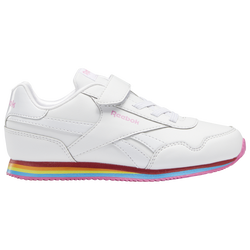 Girls' Preschool - Reebok Royal Classic Jogger 3.0 1V - White/Pink