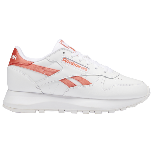 

Reebok Classic Leather - Womens White/Orange Size 8.5