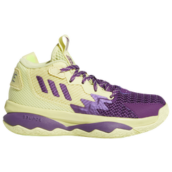 Boys' Preschool - adidas Dame 8 - Yellow/Purple