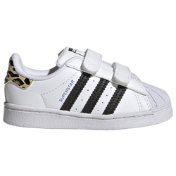 Girls' Infant - adidas Superstar - White/Black/Blue