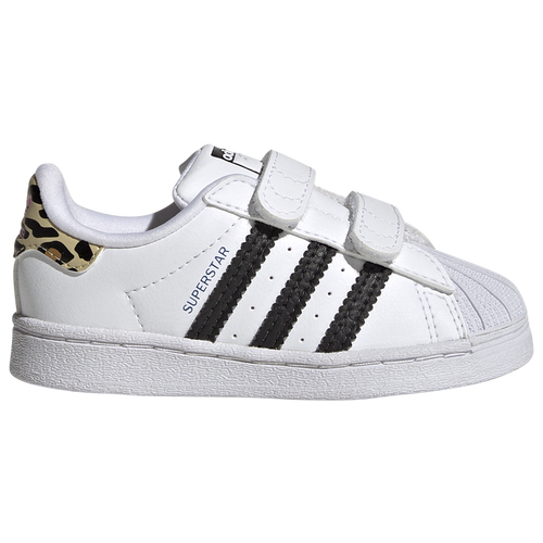 

adidas Originals adidas Originals Superstar - Girls' Infant White/Black/Blue Size 08.0