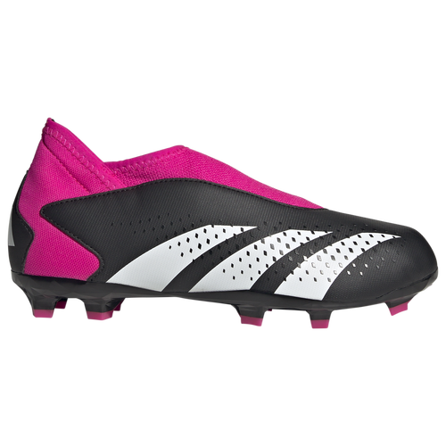 

adidas Girls adidas Predator Accuracy.3 Laceless FG Soccer Cleats - Girls' Preschool Running Shoes Core Black/Ftwr White/Team Shock Pink Size 02.5