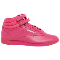 Buy Reebok Classics Womens Freestyle Hi Beach Hi-Tops Shell Pink/White