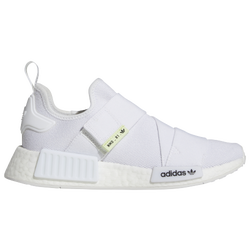 Women's - adidas Originals NMD R1 Laceless - White/White/Black
