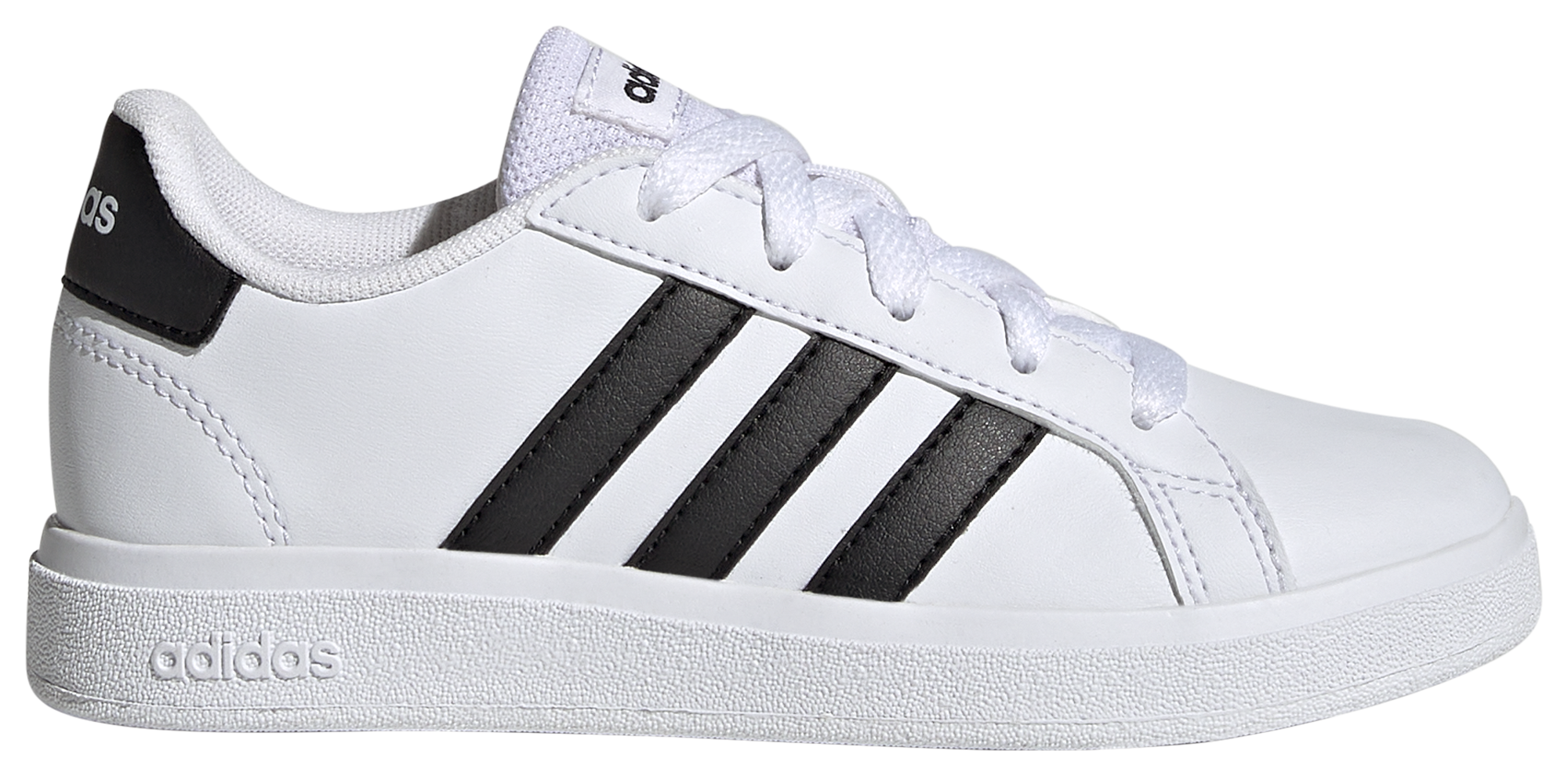 Adidas grand court store white and black