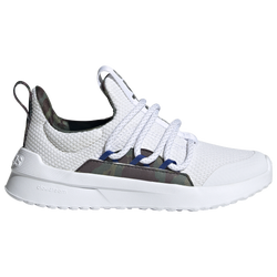 Boys' Grade School - adidas Lite Racer Adapt 5.0 - White/White/Royal