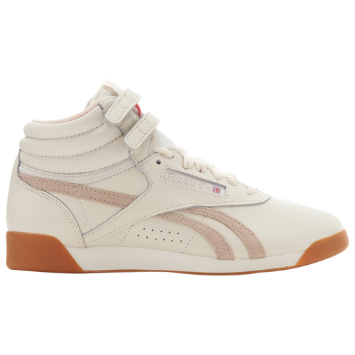 WOMENS - Reebok Freestyle Hi - White/Beige