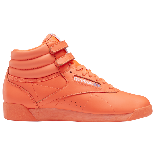 

Reebok Womens Reebok Freestyle Hi - Womens Shoes Orange/Orange/White Size 06.0