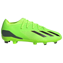 Boys' Grade School - adidas X Speedportal.1 Firm Ground Cleats - Solar Green/Core Black/Solar Yellow