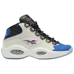 Men's - Reebok Question Mid - Chalk/Black/Blue