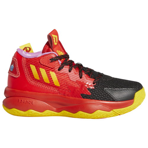 

adidas Boys adidas Dame 8 - Boys' Preschool Basketball Shoes Impact Orange/Yellow/Red Size 12.5