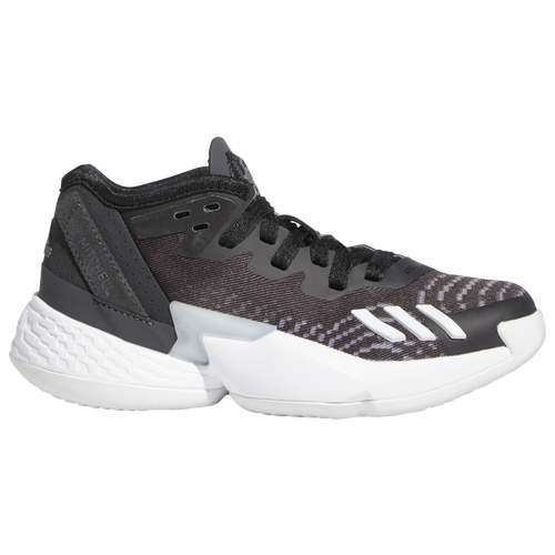 Adidas Originals Adidas Little Kids' D. O.n. Issue #4 Basketball Shoes In Black/white/carbon