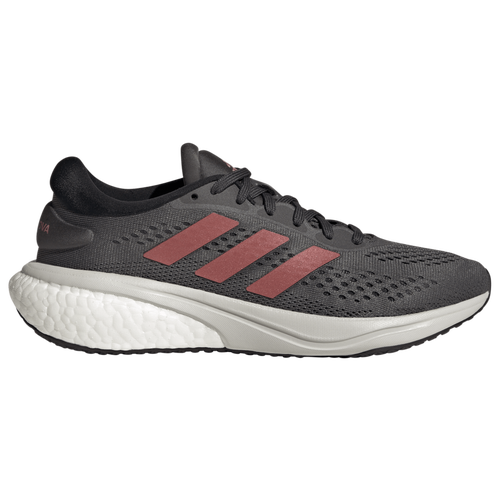 WOMENS - adidas Supernova 2 Running Shoes - Gray Six/Wonder Red Core Black