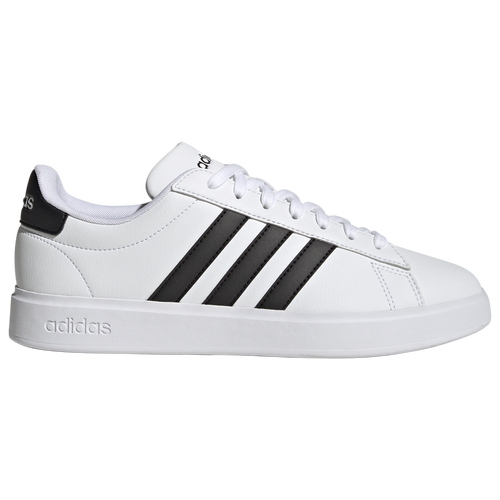 Adidas Originals Grand Court 2.0 Cloudfoam Mens Performance Lifestyle Casual And Fashion Sneakers In Ftwr White/core Black/ftwr White