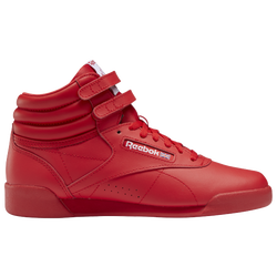 Girls' Grade School - Reebok Freestyle High - Red/Red