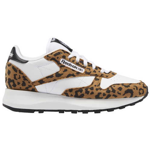 

Reebok Classic Leather - Girls' Grade School Cheetah Brown/White/Black Size 04.5