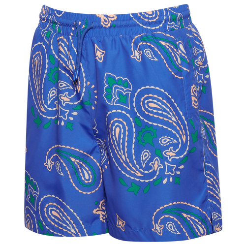 Lckr Boys   Jaxtyn Printed Shorts In Paisley Amparo Blue