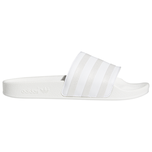 

adidas Originals adidas Originals Adilette - Womens White/Silver Size 11.0