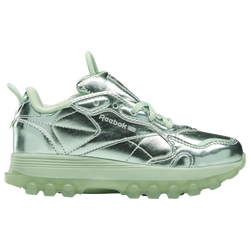 Girls' Preschool - Reebok Classic Leather Cardi - Green/Silver