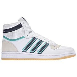 Men's - adidas Originals Top Ten Hi - White/Navy/Mint