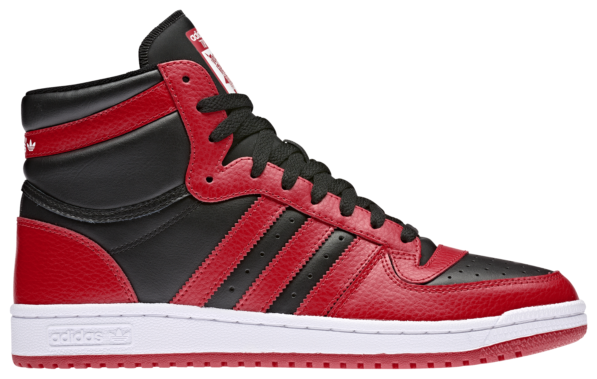 adidas trefoil high tops