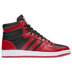 Men's - adidas Originals Top Ten Hi - Black/Red