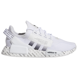 Boys' Grade School - adidas Originals NMD R1 V2 - White/Black