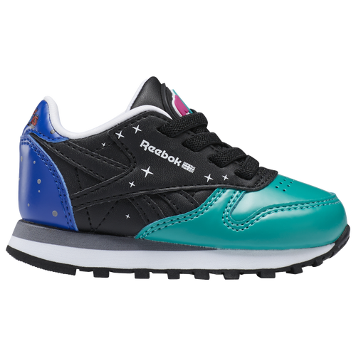 

Boys Reebok Reebok Classic Leather x PJ Mask - Boys' Toddler Shoe Blue/Black/Green Size 05.0