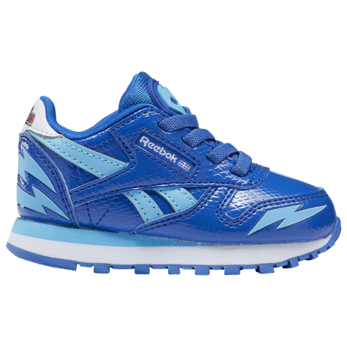 

Boys Reebok Reebok Classic Leather x PJ Mask - Boys' Toddler Shoe Blue/White Size 05.0