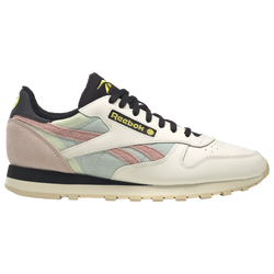 Men's - Reebok Classic Leather - Core Black/White/Yellow