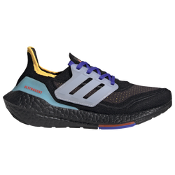 Girls' Grade School - adidas Ultraboost 21 - Black/White/Teal