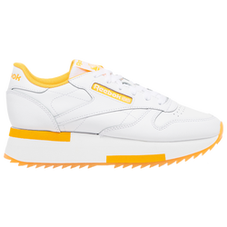 Women's - Reebok Classic Leather Double - White/Orange