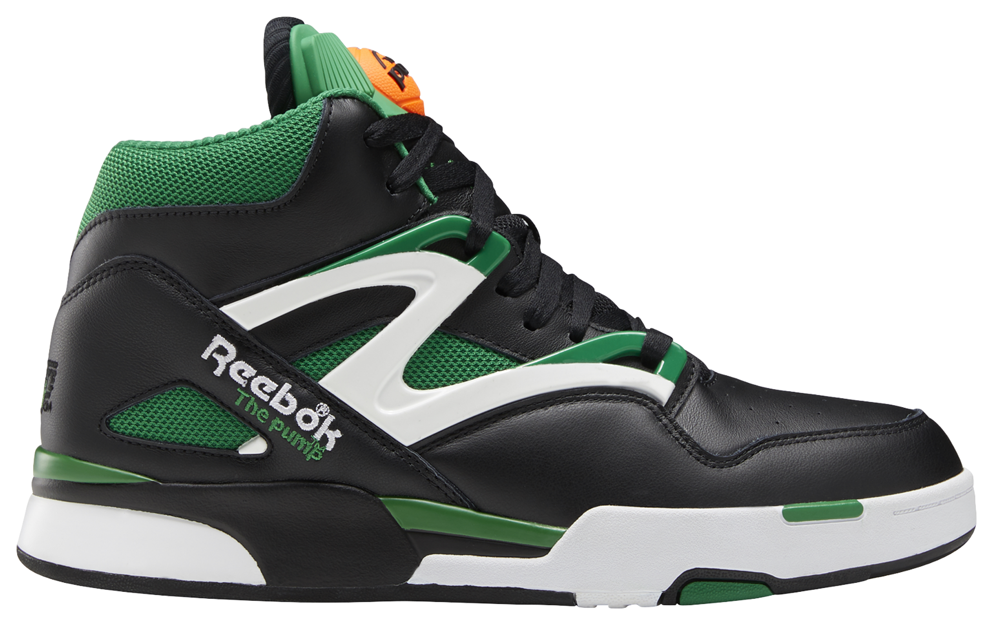 reebok pump on feet