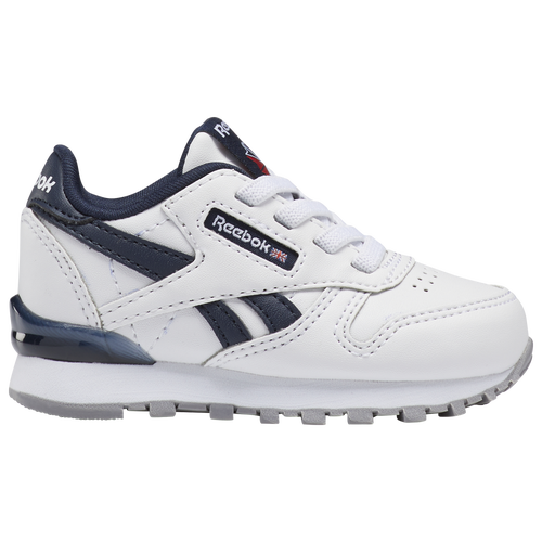 

Boys Infant Reebok Reebok Step N Flash - Boys' Infant Basketball Shoe White/Navy Size 06.0