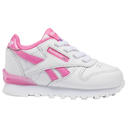 Girls' Toddler - Reebok Classic Leather - White/Pink