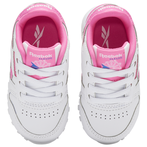 Reebok classic pink and white online