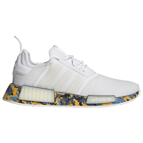 

adidas Mens adidas NMD R1 - Mens Running Shoes Camo White/Yellow Size 12.0